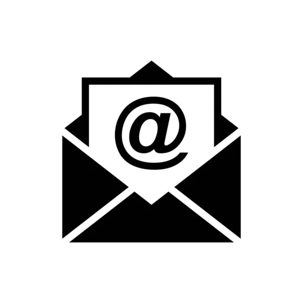 Значок Вектора Почты Иконка Электронной Почты Конверт Иллюстрации Сообщение — стоковый вектор