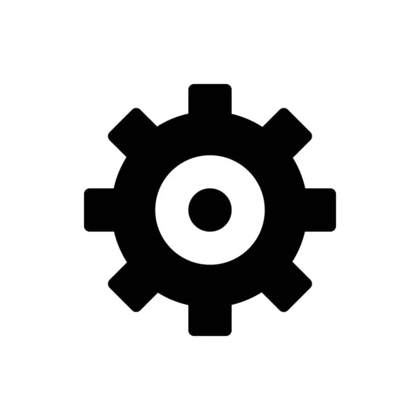 Setting Icon Setting Vector Icon Cog Settings Icon Symbol — Stock Vector