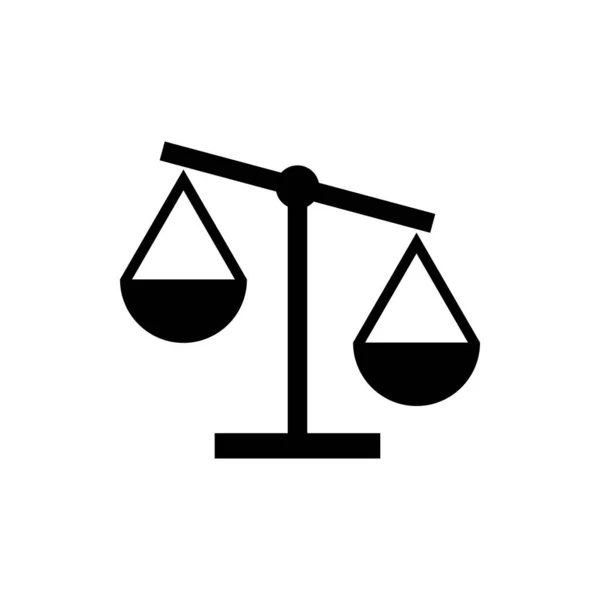 Scales Icon Law Scale Icon Scales Vector Icon — Stock Vector