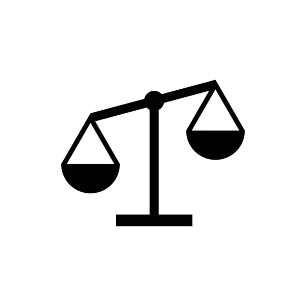 Scales Icon Law Scale Icon Scales Vector Icon — Stock Vector