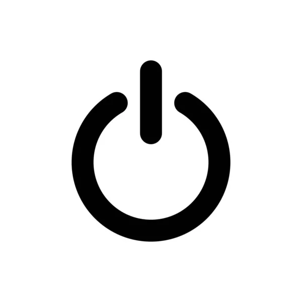 Power Symbol Power Switch Icon Start Power Ikone — Stockvektor