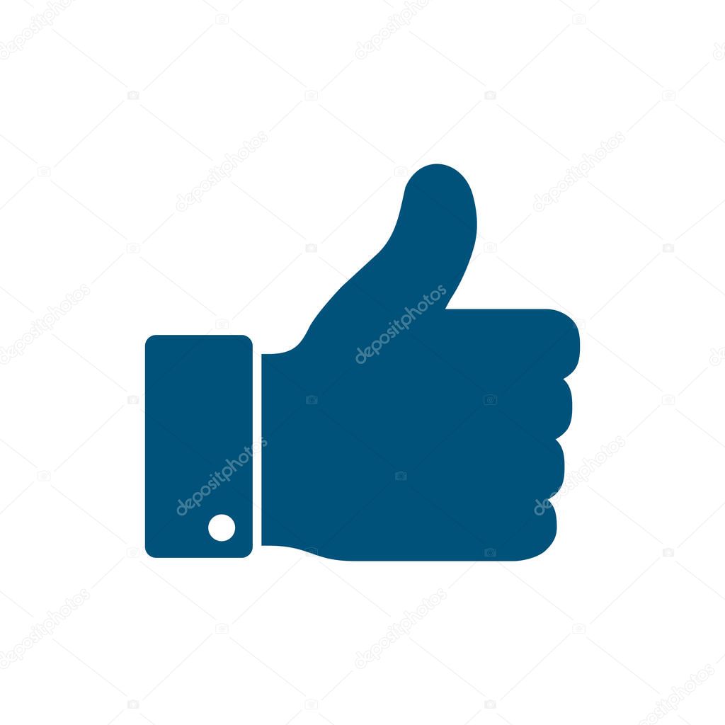 like icon. Thumbs up icon. social media icon