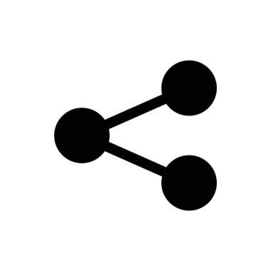 Paylaşım simgesi. Vektör simgesini paylaş