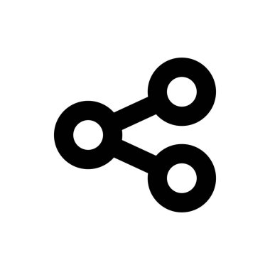 Paylaşım simgesi. Vektör simgesini paylaş