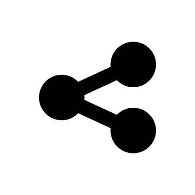 Paylaşım simgesi. Vektör simgesini paylaş