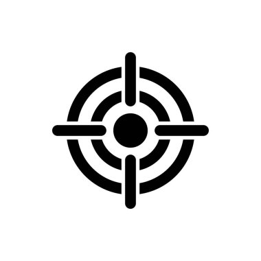 Hedef simgesi. Hedef vektör simgesi