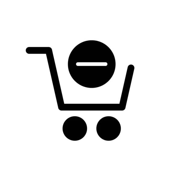 购物图标向量 购物车图标 — 图库矢量图片