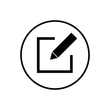 Simgeyi düzenle. Kalem simgesi. Simge vektörünü kaydet