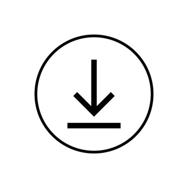 Simge indir. Vektör simgesi indiriliyor