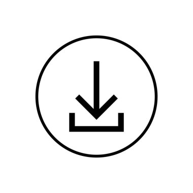 Simge indir. Vektör simgesi indiriliyor