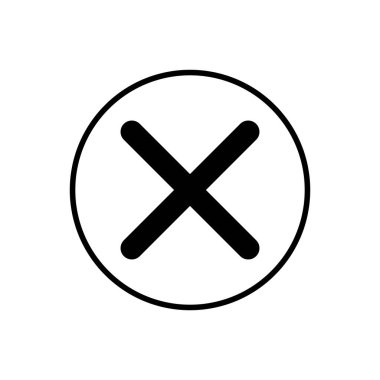 İkonu kapat. Simgeyi sil. sil, iptal et, çıkış sembolü