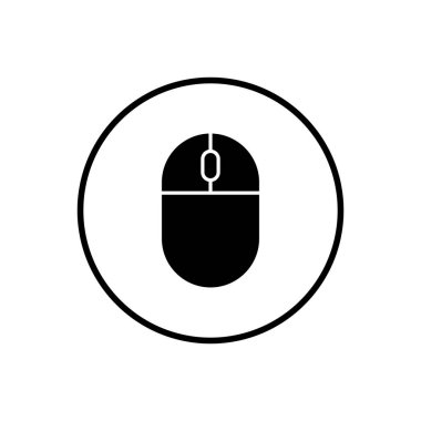 Bilgisayar Fare Simgesi. Bilgisayar fare vektör simgesi