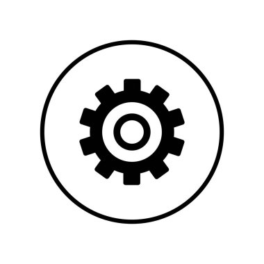 Simge Ayarlanıyor. Vektör simgesi ayarlanıyor. Cog Ayarları Simge Simgesi