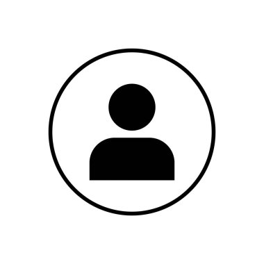 İnsanlar ikonu. Kişi simgesi. Kullanıcı vektör simgesi