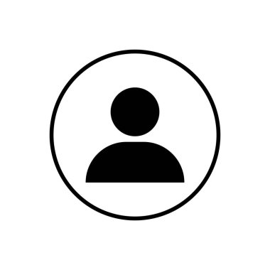 İnsanlar ikonu. Kişi simgesi. Kullanıcı vektör simgesi