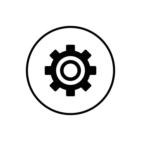 Setting Icon Setting Vector Icon Cog Settings Icon Symbol — Stock Vector