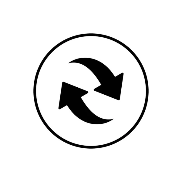 Symbol Aktualisieren Symbolvektor Neu Laden Symbole Aktualisieren — Stockvektor