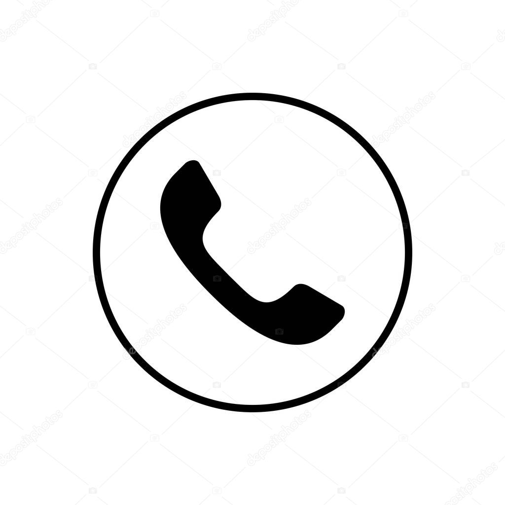 Call icon vector. Phone icon vector. mobile phone. telephone icon