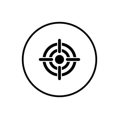 Hedef simgesi. Hedef vektör simgesi