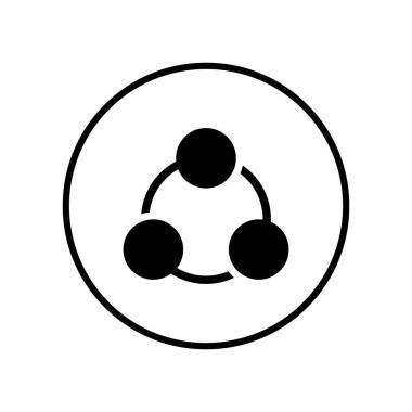 Paylaşım simgesi. Vektör simgesini paylaş