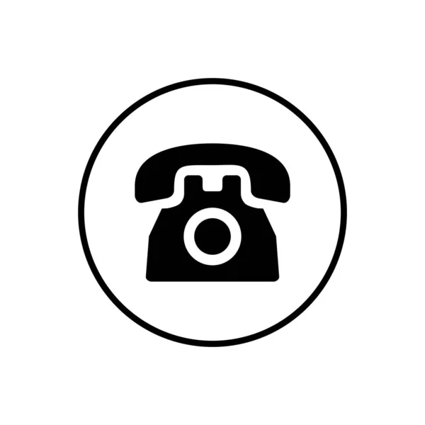 Ikona Telefonu Wektor Telefoniczny Wektor Wywołania Ikony — Wektor stockowy