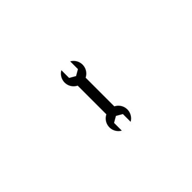 İngiliz anahtarı simgesi. Anahtar vektör simgesi. Anahtar sembolü