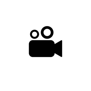 Video kamera simgesi. Video kamera vektör simgesi. Kamera Simgeleri. Film tabelası. Sinema