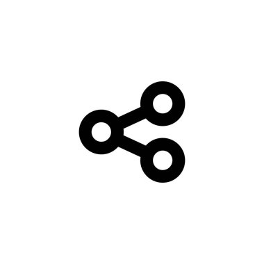 Paylaşım simgesi. Vektör simgesini paylaş