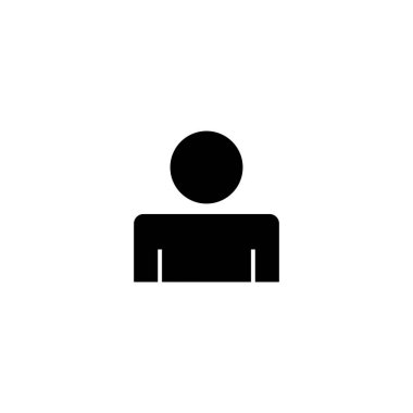 İnsanlar ikonu. Kişi simgesi. Kullanıcı vektör simgesi