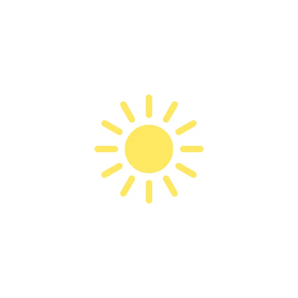 Εικόνα Ήλιου Εικονίδιο Διανύσματος — Διανυσματικό Αρχείο