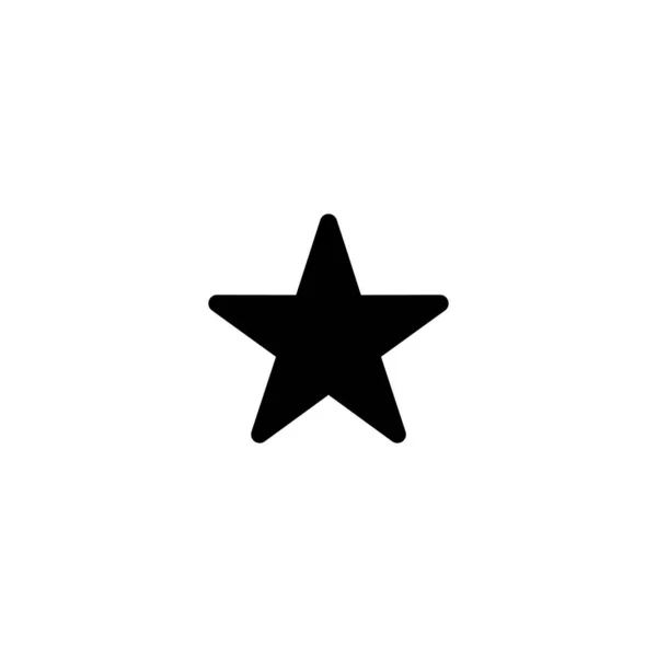 Star Icon Vektor Ikona Hvězdného Vektoru Symbol Hodnocení — Stockový vektor