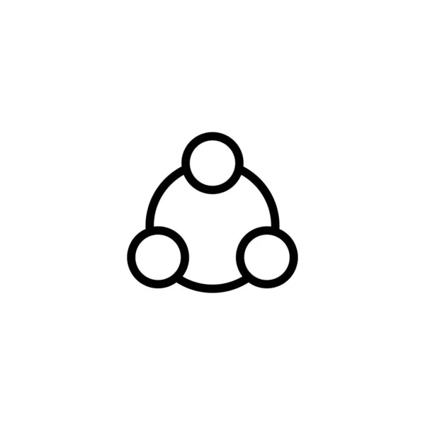 Deel Icoon Vectorpictogram Delen — Stockvector