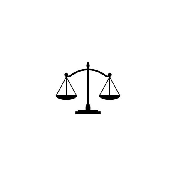 Scales Icon Law Scale Icon Scales Vector Icon — Stock Vector