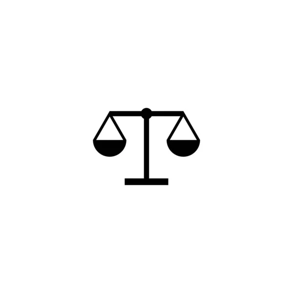 Scales Icon Law Scale Icon Scales Vector Icon — Stock Vector