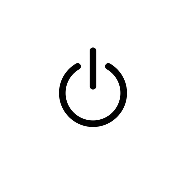 Power Symbol Power Switch Icon Start Power Ikone — Stockvektor