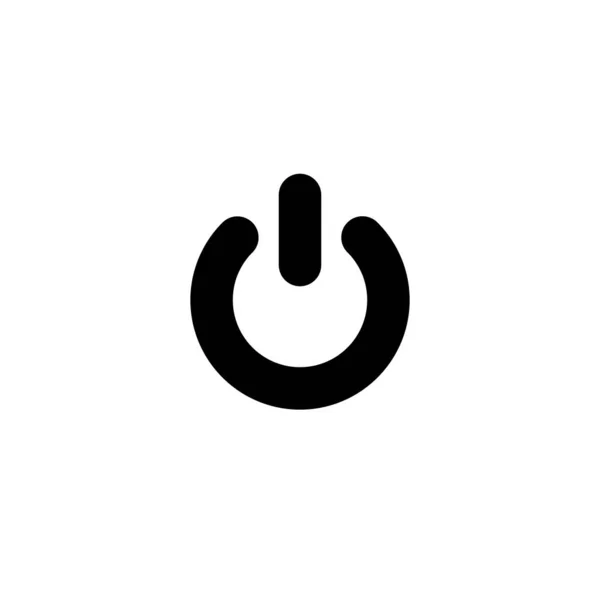Icona Del Potere Icona Power Switch Avviare Icona Alimentazione — Vettoriale Stock