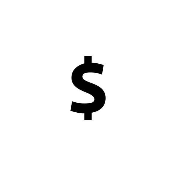 Icône Argent Icône Vectorielle Argent Icône Dollar — Image vectorielle