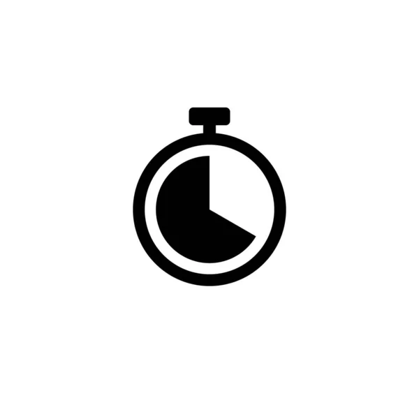 Значок Времени Вектор Значков Часов Значок Вектора Времени — стоковый вектор