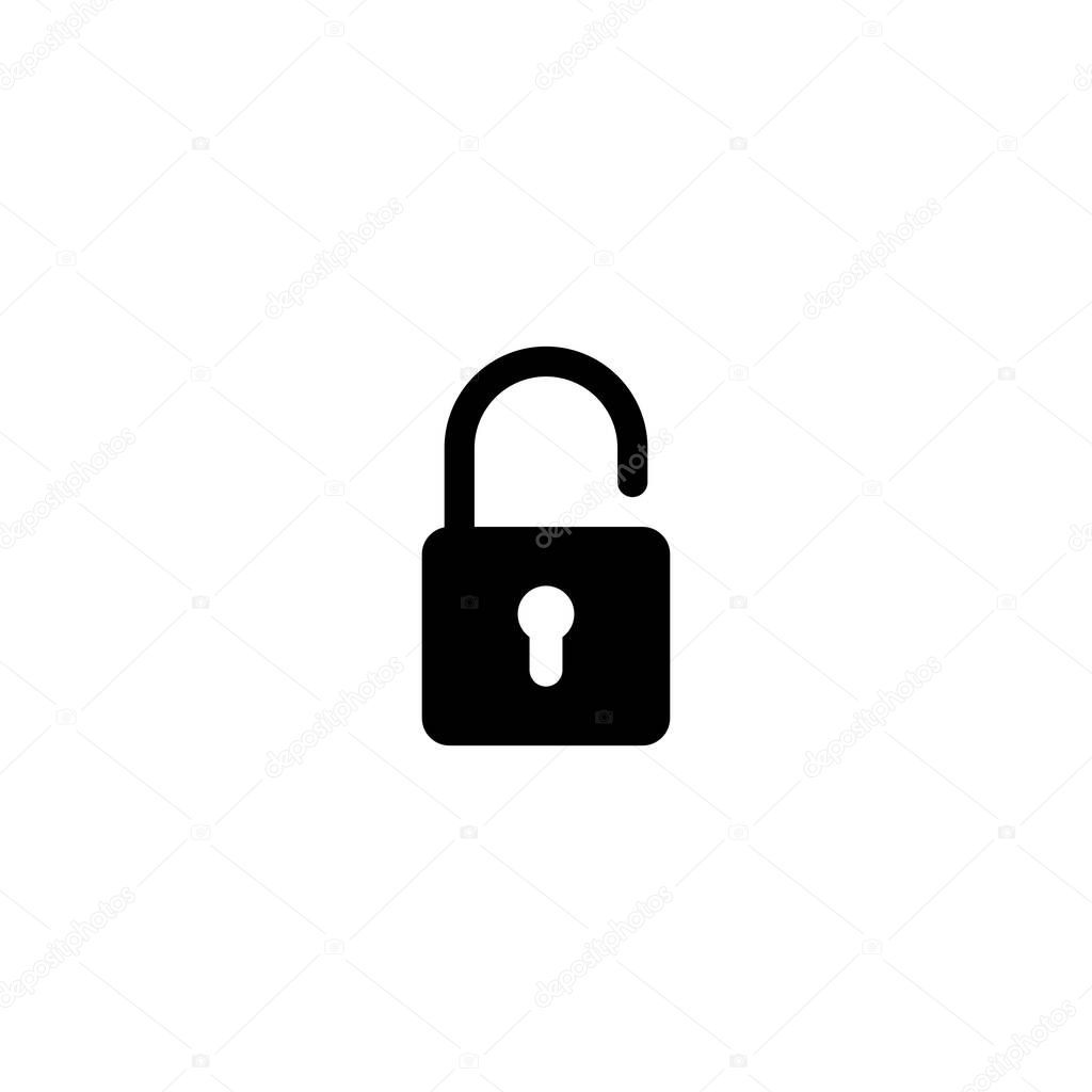 Lock icon. Encryption icon. Security symbol