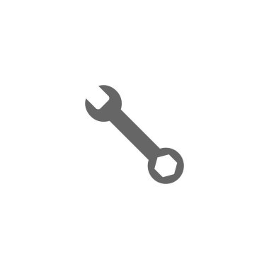 İngiliz anahtarı simgesi. Anahtar vektör simgesi. Anahtar simgesi