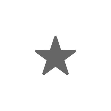 Yıldız Simgesi vektörü. Yıldız vektör simgesi. Beğeni simgesi