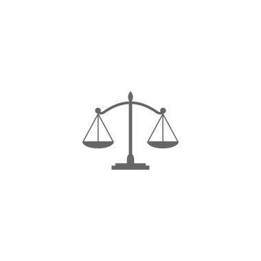 Scales icon. Law scale icon. Scales vector ico clipart