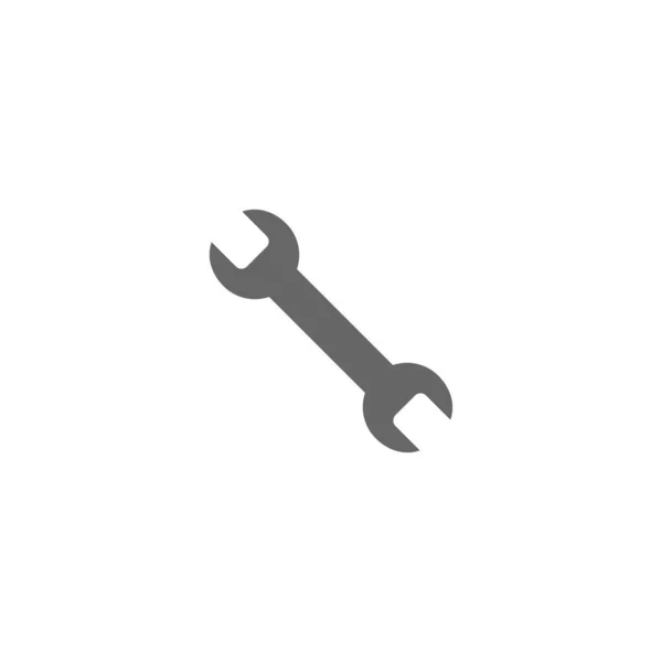 Wrench Icon Wrench Vector Icon Spanner Symbo — Stock Vector