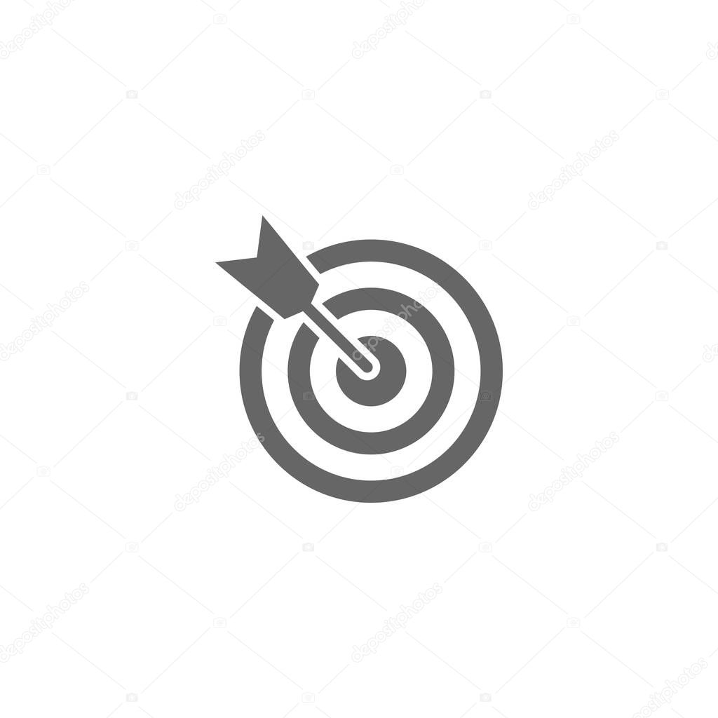 Target icon. Target vector ico