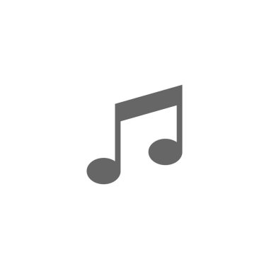Müzik simgesi, müzik vektörü simgesi, Melody, şarkı, not, ses, ses simgesi