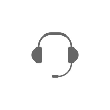 Kulaklık ikonu. Kulaklık vektör simgesi