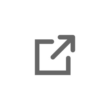 Bağlantı simgesi. Bağlantı vektör simgesi. Dış bağlantı sembolü vektör simgesi. Hiper Bağlantı sembolü.