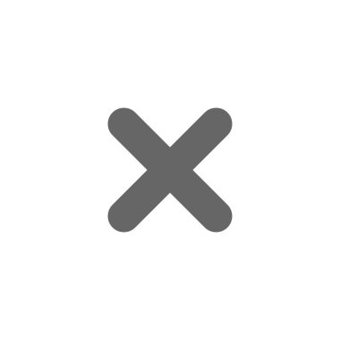 İkonu kapat. Simgeyi sil. sil, iptal et, çıkış sembolü