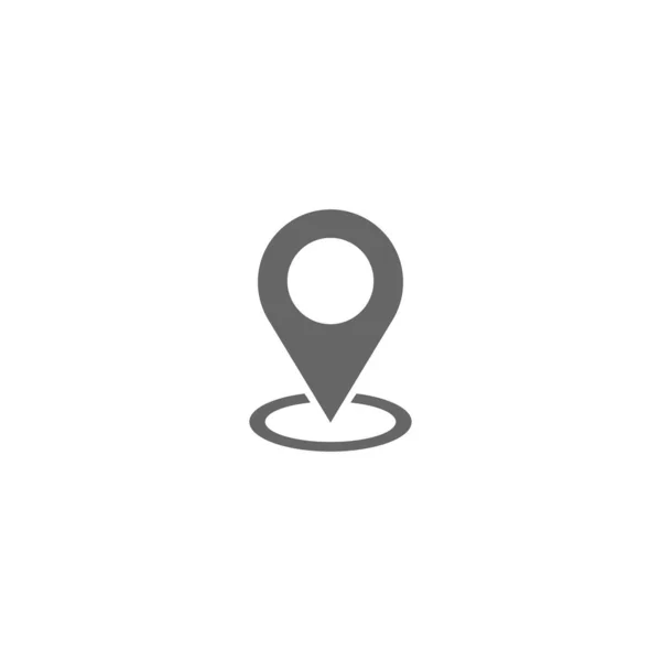 Pin simgesi vektörü. Konum simgesi. Harita işaretleyici ico