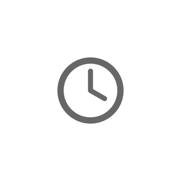 Icono Tiempo Reloj Vector Icono Icono Vector Tiempo — Archivo Imágenes Vectoriales